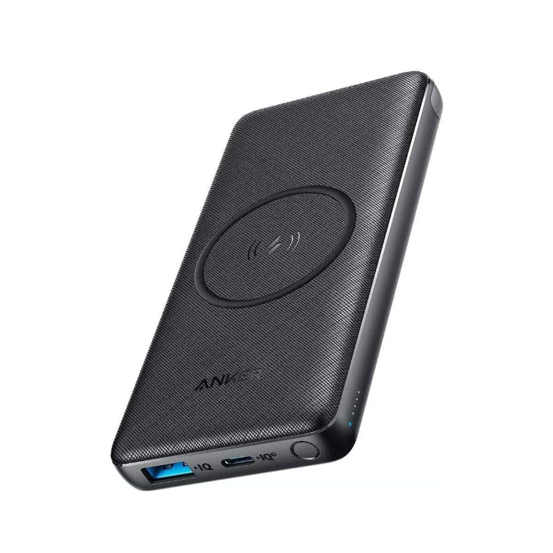 Anker Powercore Iii 10K, Wireless Portable Charger With Qi-Certified 10W Wireless Charging And 18W USB-C Quick Charge For Iphone X, 11, 11 Pro, Ipad, Airpods, And More (A1617H11)